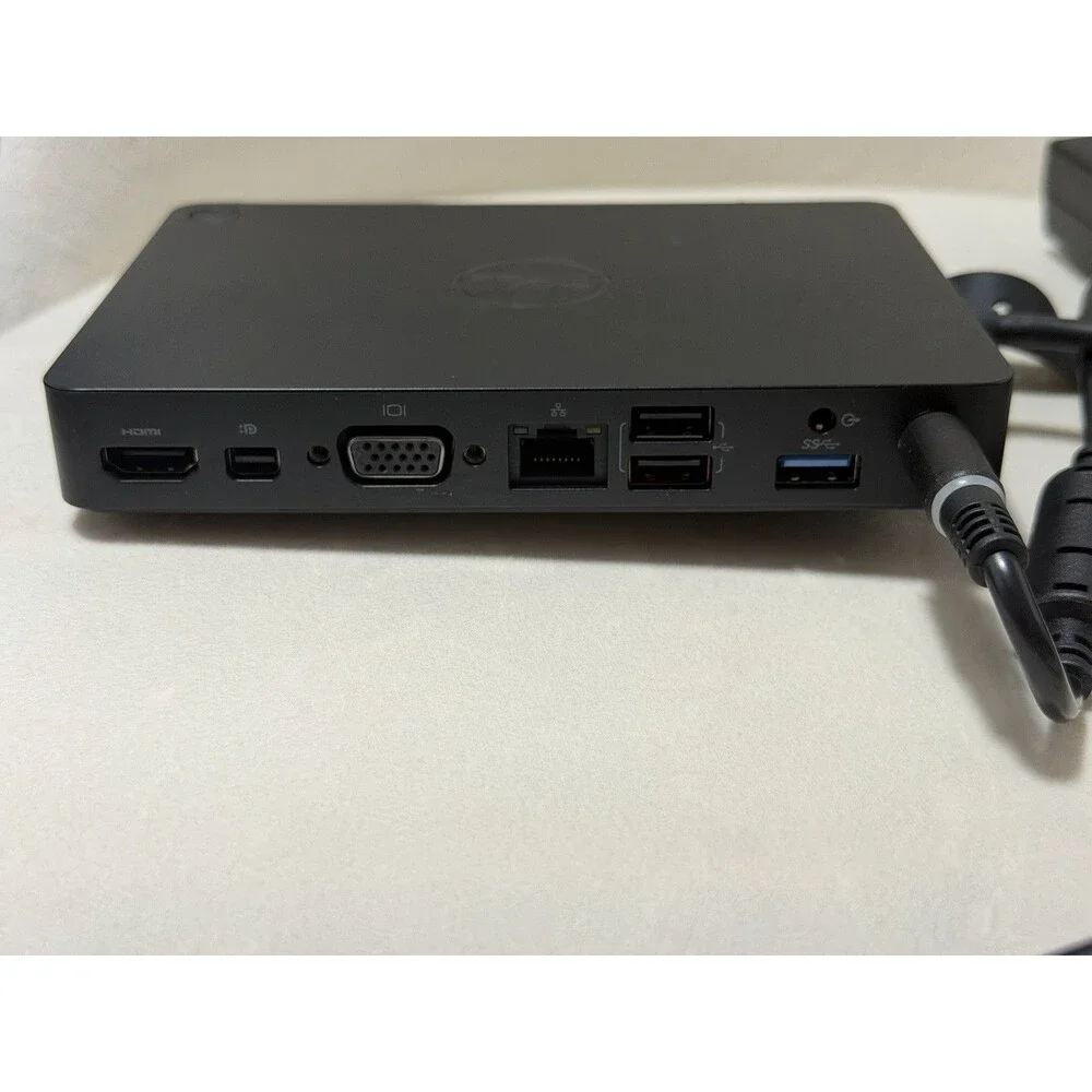 Dell WD15 USB-C Docking Station K17A001 w/ 130W Adapter HDMI VGA DisplayPort
